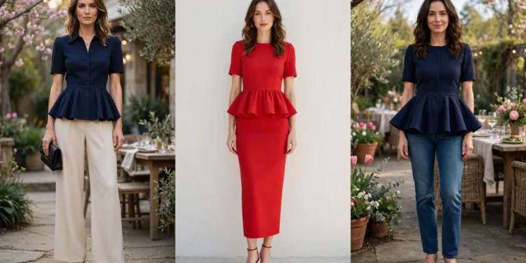 18 Peplum Top Outfits for Spring Dinners That Are Chic, Fresh and Elegant