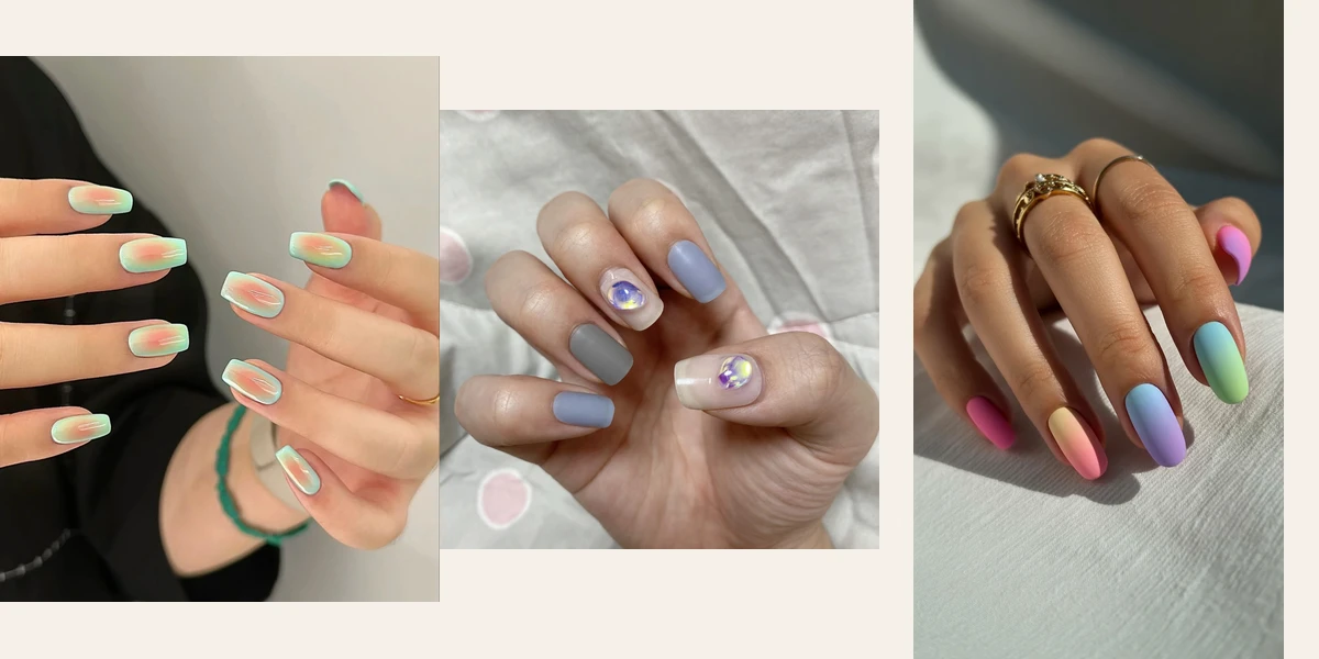 22 Matte Jelly Nails with Pastel Accents for Late Winter That Are Soft, Calm and Ready for Spring