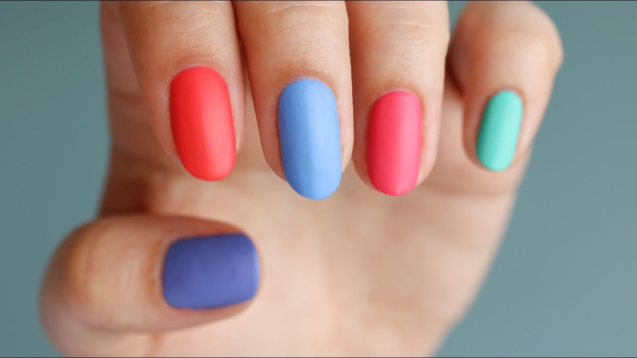 38 Matte Top Coat Jelly Nails for Winter Everyday Wear That Are Soft, Natural and Easy to Live With 3 Matte Multi-Colour Square Nails for Winter Everyday Wear