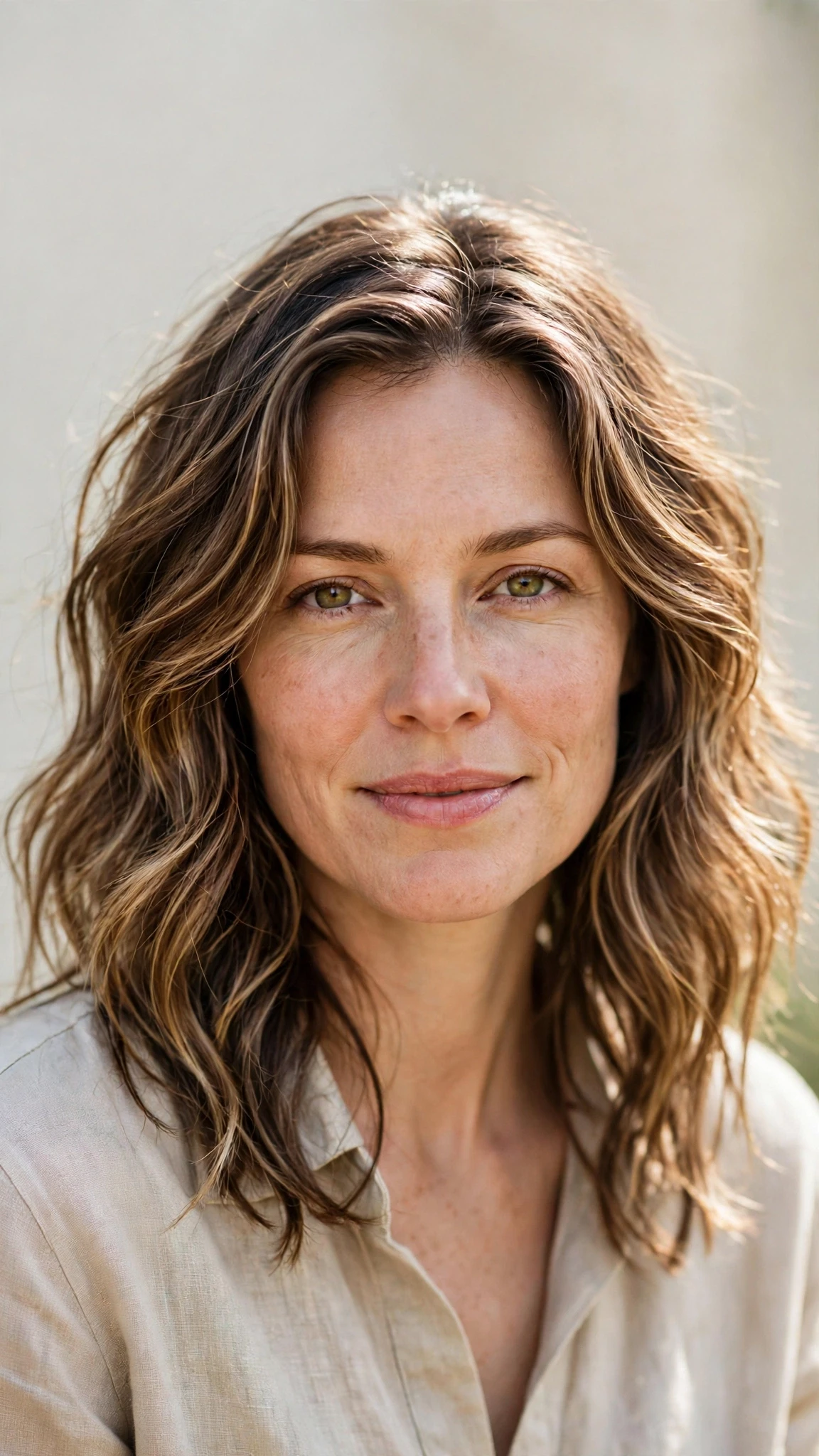 Natural Texture Spring Hairstyles With Air Dried Waves With A Relaxed Lived-In Wave, Subtle Internal Layers And Sunlit Dimension