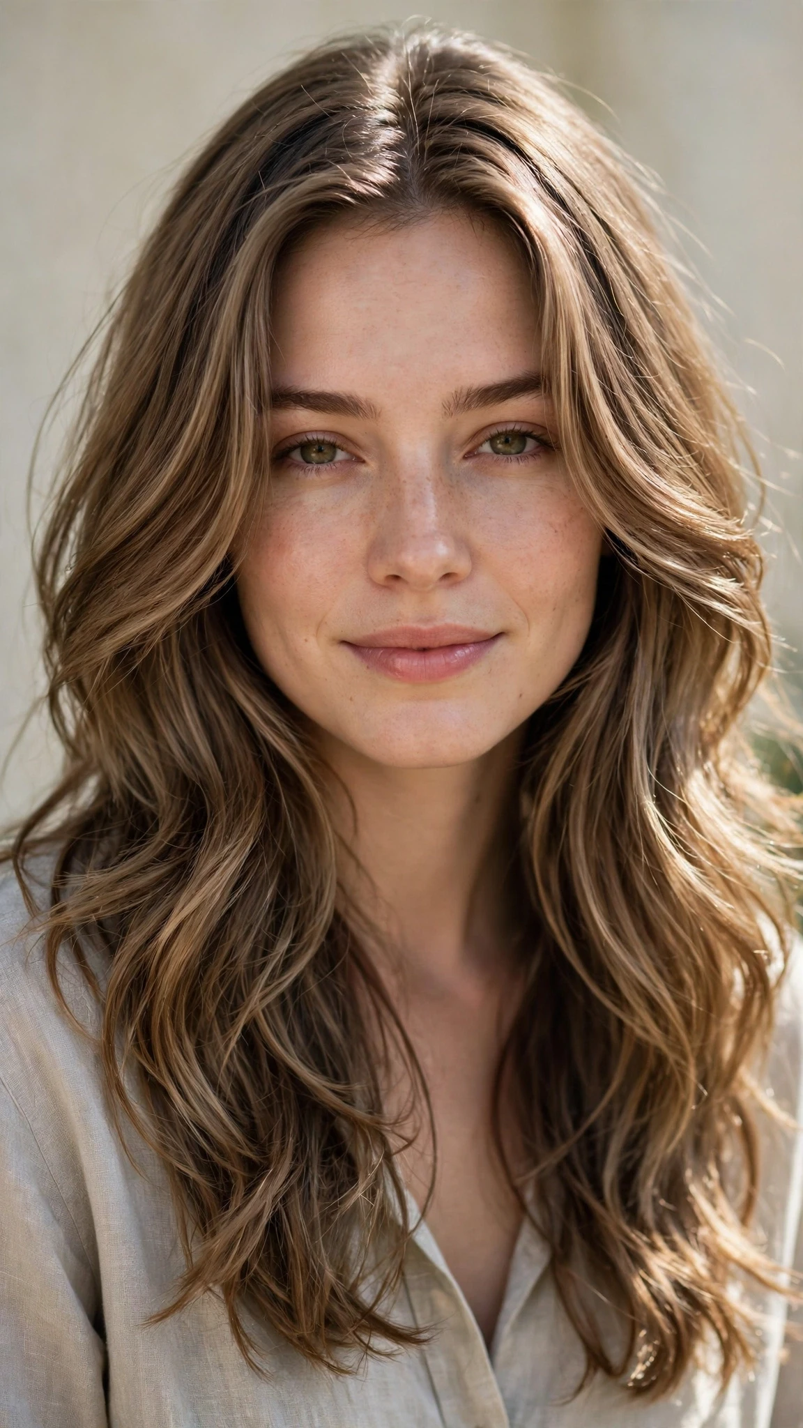 Natural Texture Spring Hairstyles With Air Dried Waves With Smooth Glossy Lengths, A Layered Shape That Moves And A Glossy Shine Finish