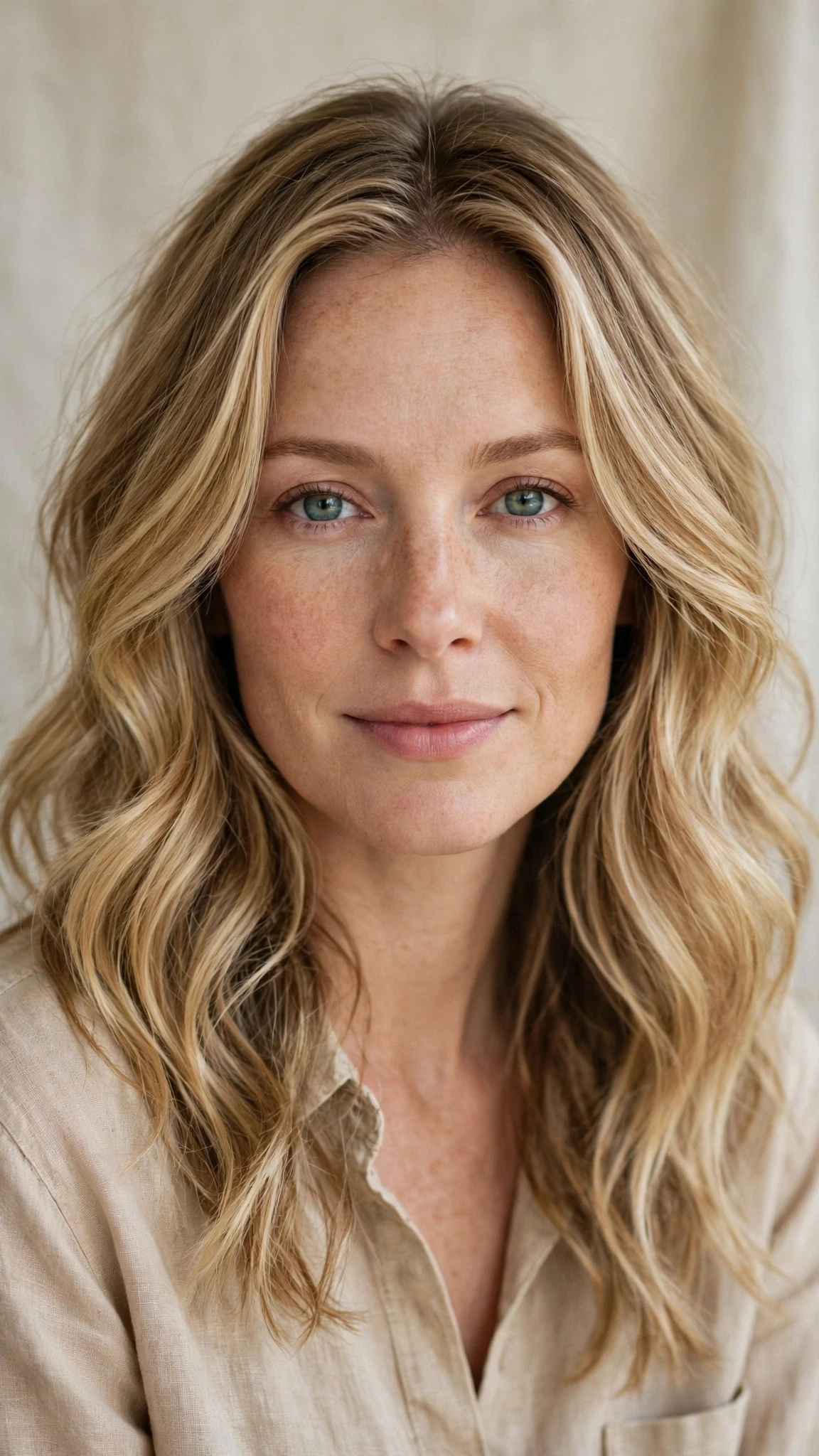 Natural Texture Spring Hairstyles With Air Dried Waves With Soft Waves, Graduated Layers And Honey Blonde Shine