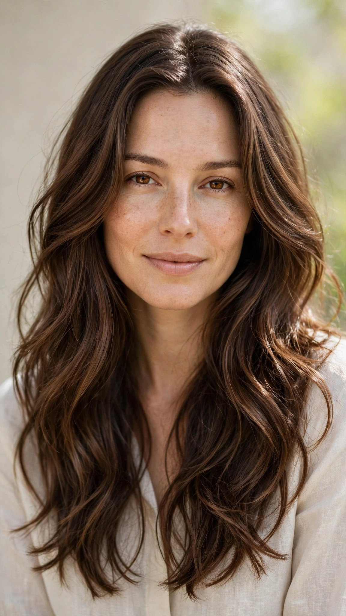 Natural Texture Spring Hairstyles With Air Dried Waves With Smooth Glossy Lengths, Feathered Ends And A Fresh Salon Shine