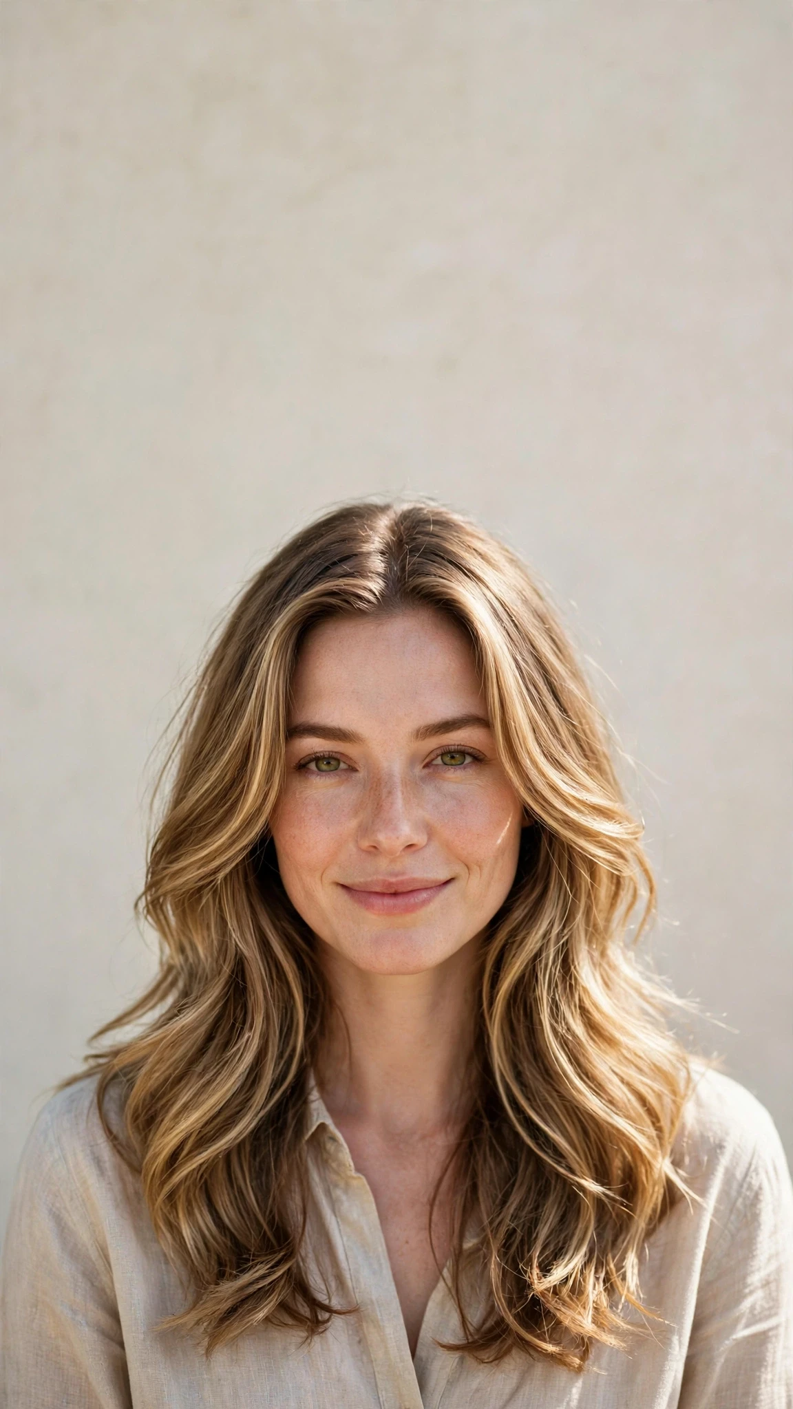 Natural Texture Spring Hairstyles With Air Dried Waves With A Polished Blowout, Long Soft Layers And Sunlit Dimension
