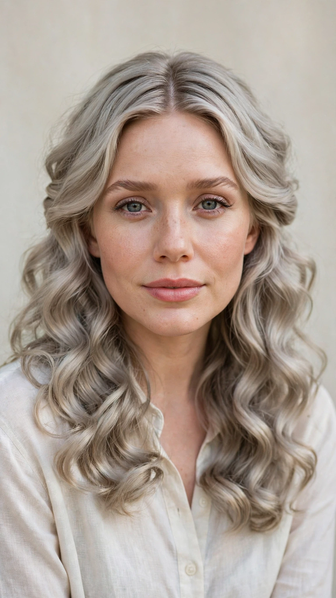 22 Olsen tuck hairstyles for spring with a middle part and glossy ends That Are Chic, Fresh and Flattering 5 Olsen Tuck Hairstyles For Spring With A Middle Part And Glossy Ends With Loose Romantic Curls, A Deep Side Part And Cool Ash Softness