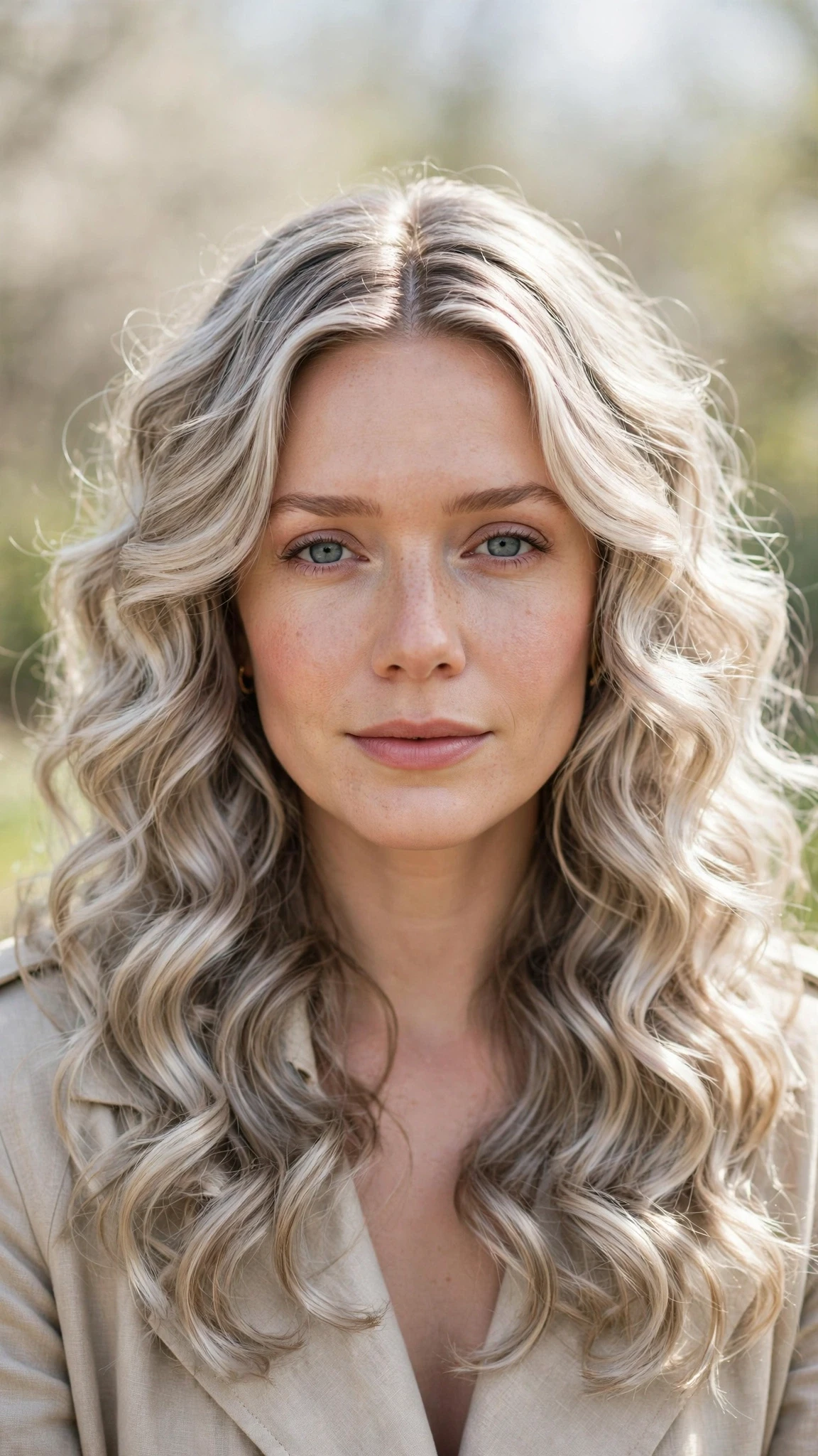 22 Olsen tuck hairstyles for spring with a middle part and glossy ends That Are Chic, Fresh and Flattering 13 Olsen Tuck Hairstyles For Spring With A Middle Part And Glossy Ends With Loose Romantic Curls, Feathered Ends And Silver-Blended Brightness