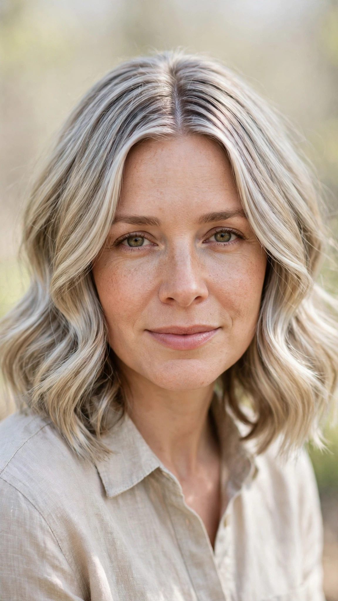 22 Olsen tuck hairstyles for spring with a middle part and glossy ends That Are Chic, Fresh and Flattering 18 Olsen Tuck Hairstyles For Spring With A Middle Part And Glossy Ends With Soft Bends And Flicked Ends, Curtain Pieces And Silver-Blended Brightness