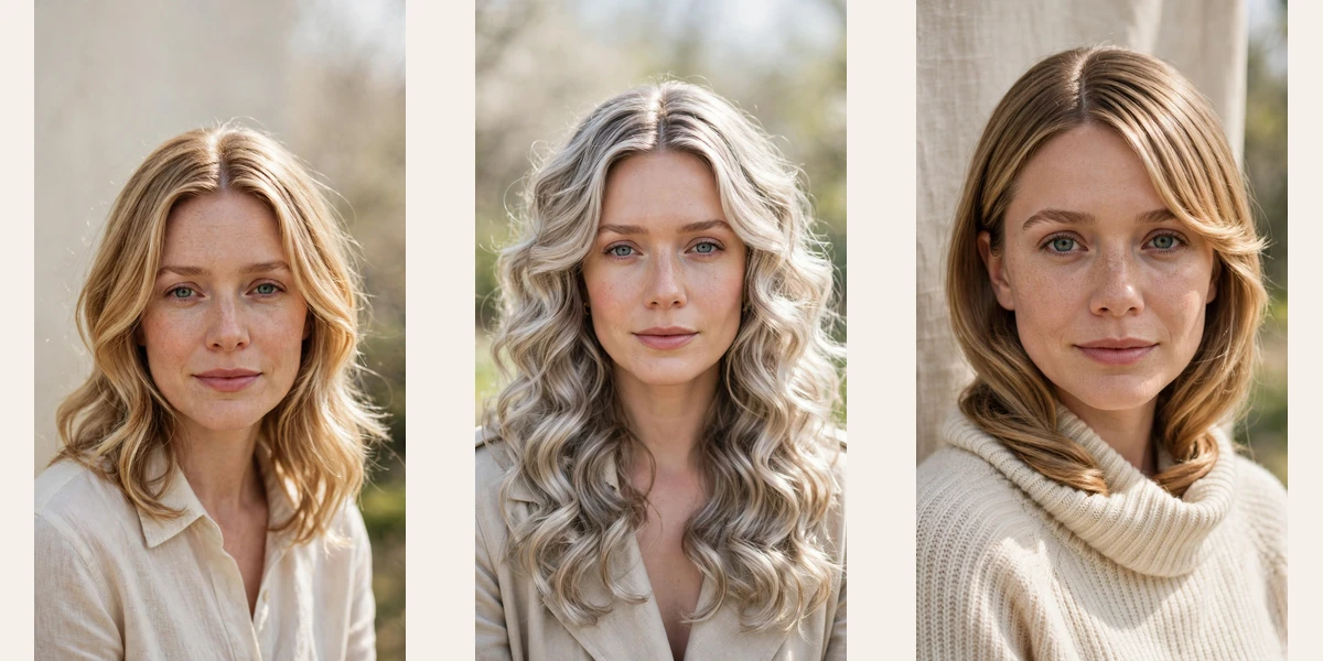 22 Olsen tuck hairstyles for spring with a middle part and glossy ends