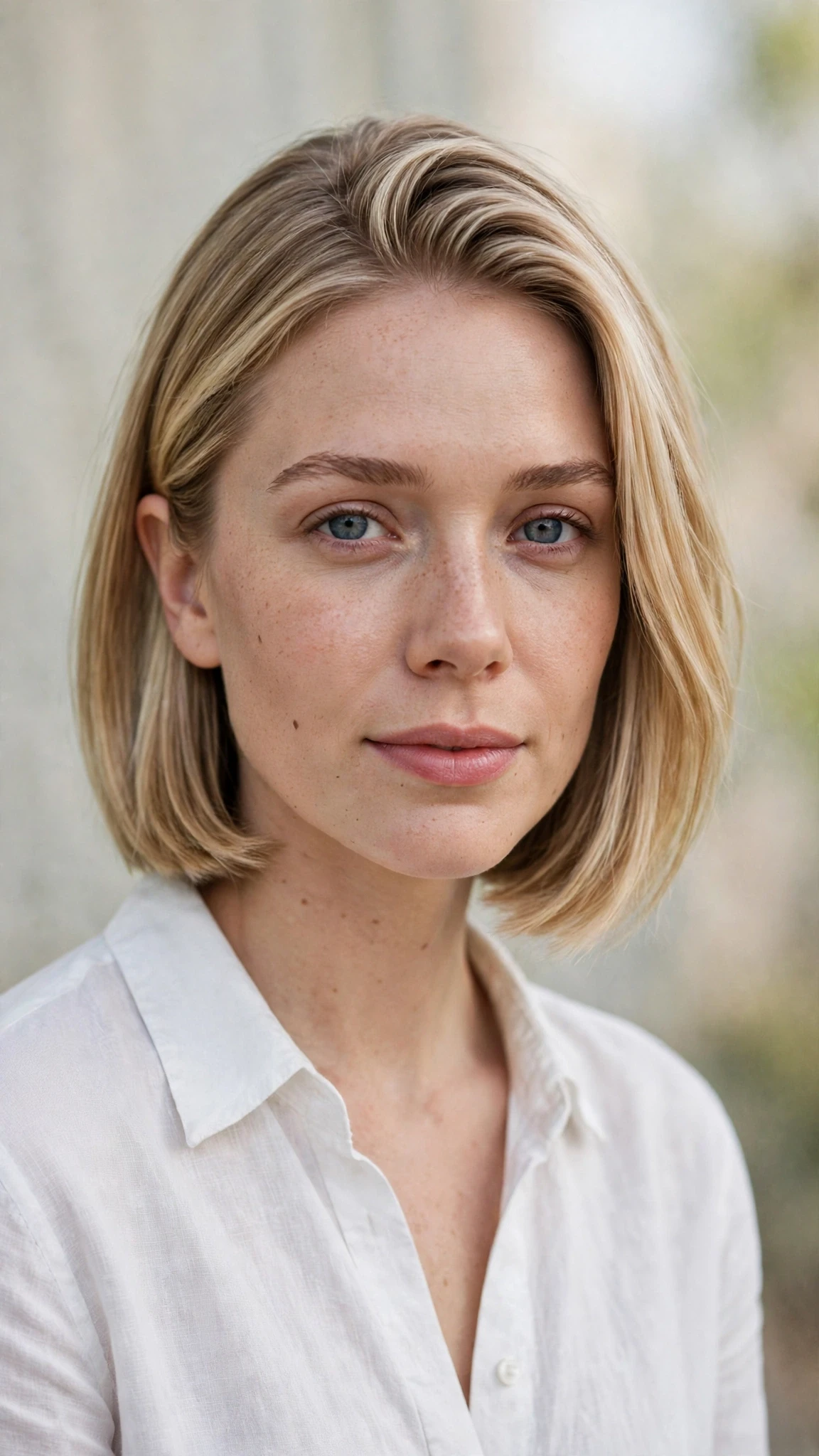Olsen Tuck Hairstyles For Spring With A Sleek Bob And Minimal Styling With A Polished Blowout, Subtle Internal Layers And Delicate Blonde Dimension