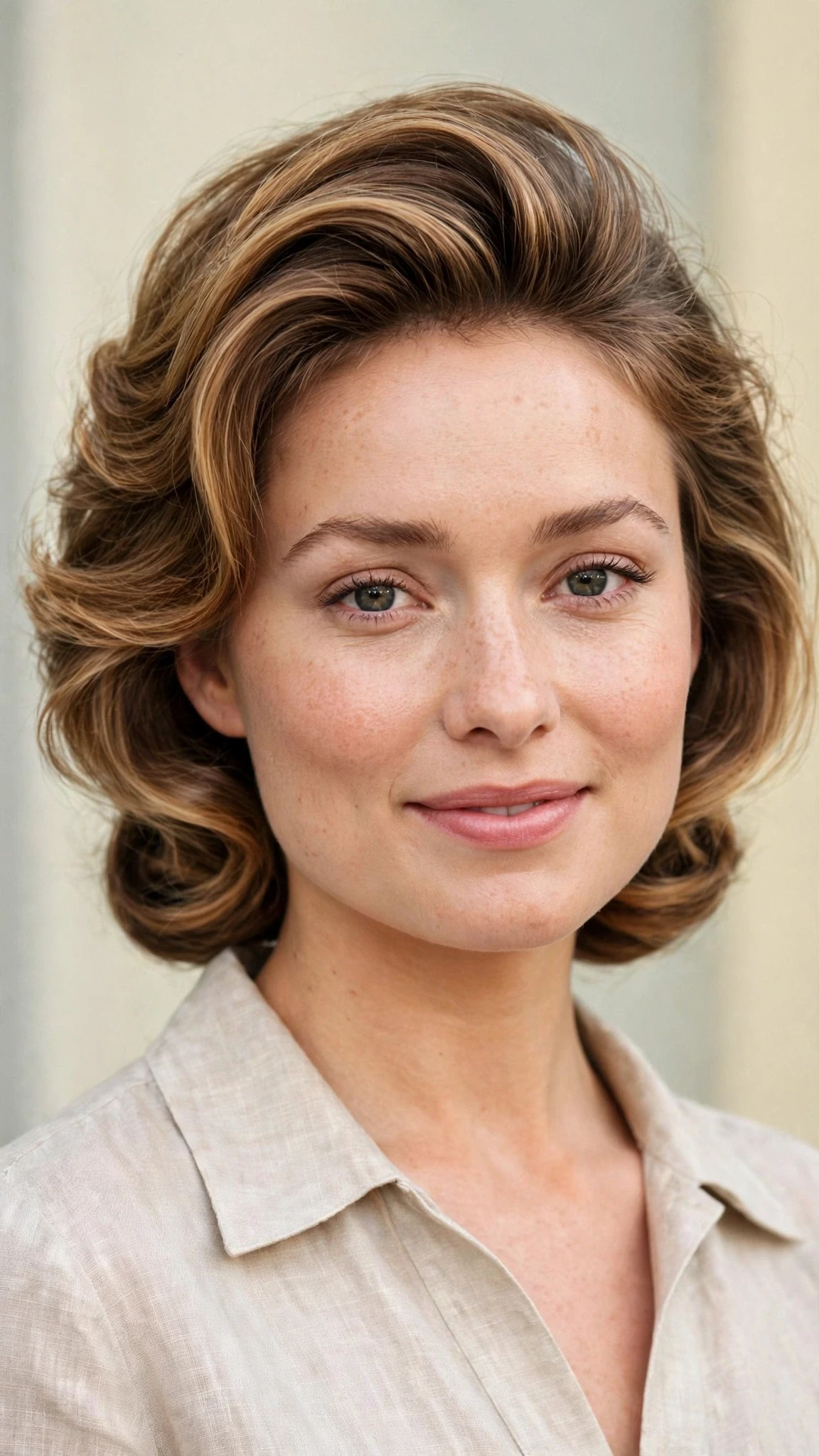 Olsen Tuck Hairstyles For Spring With Soft Waves And A Tucked Finish With Bouncy Volume At The Roots, Graduated Layers And A Glossy Shine Finish