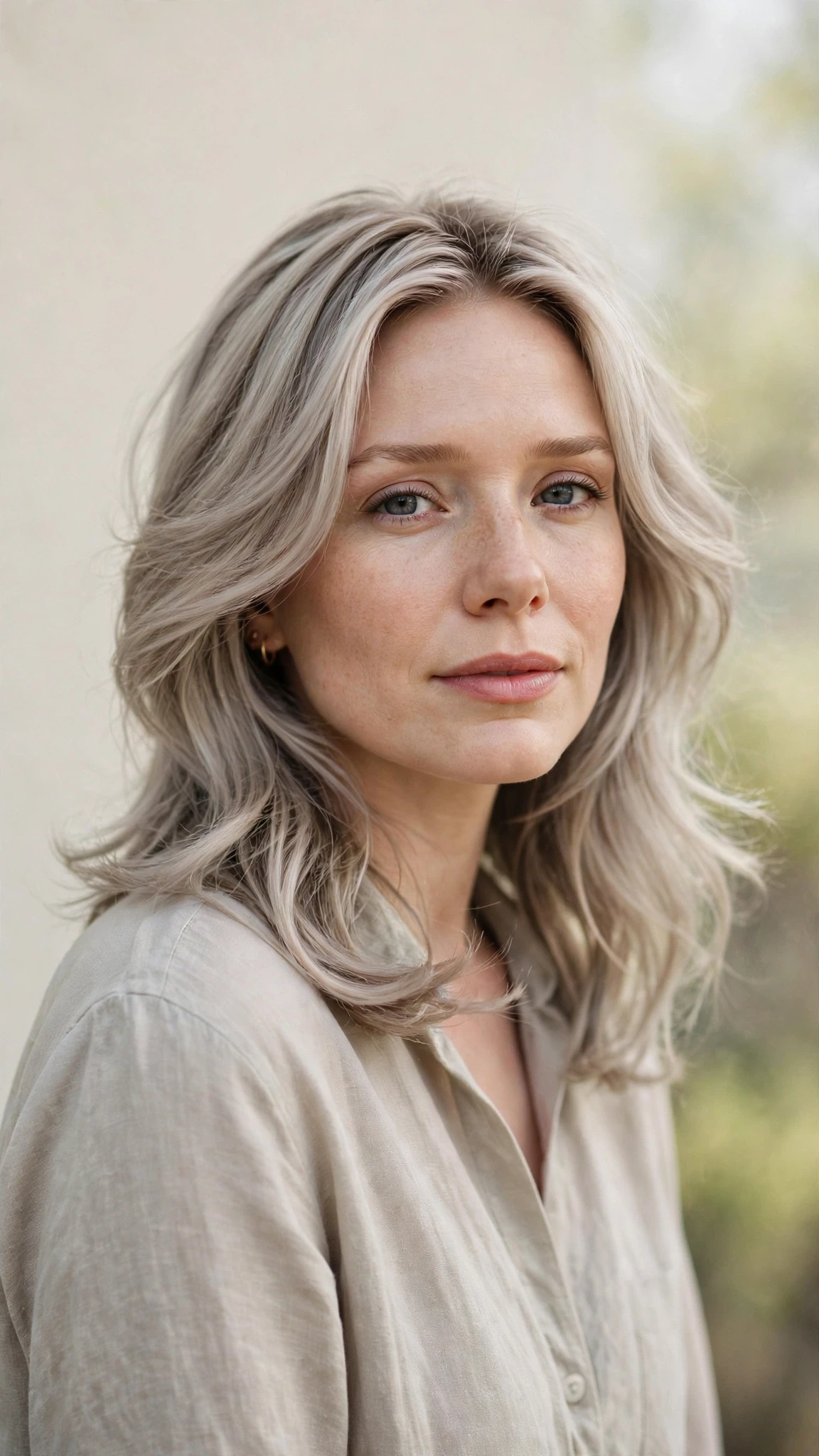 Olsen Tuck Hairstyles For Spring With Soft Waves And A Tucked Finish With Delicate Natural Movement, Long Soft Layers And Cool Ash Softness