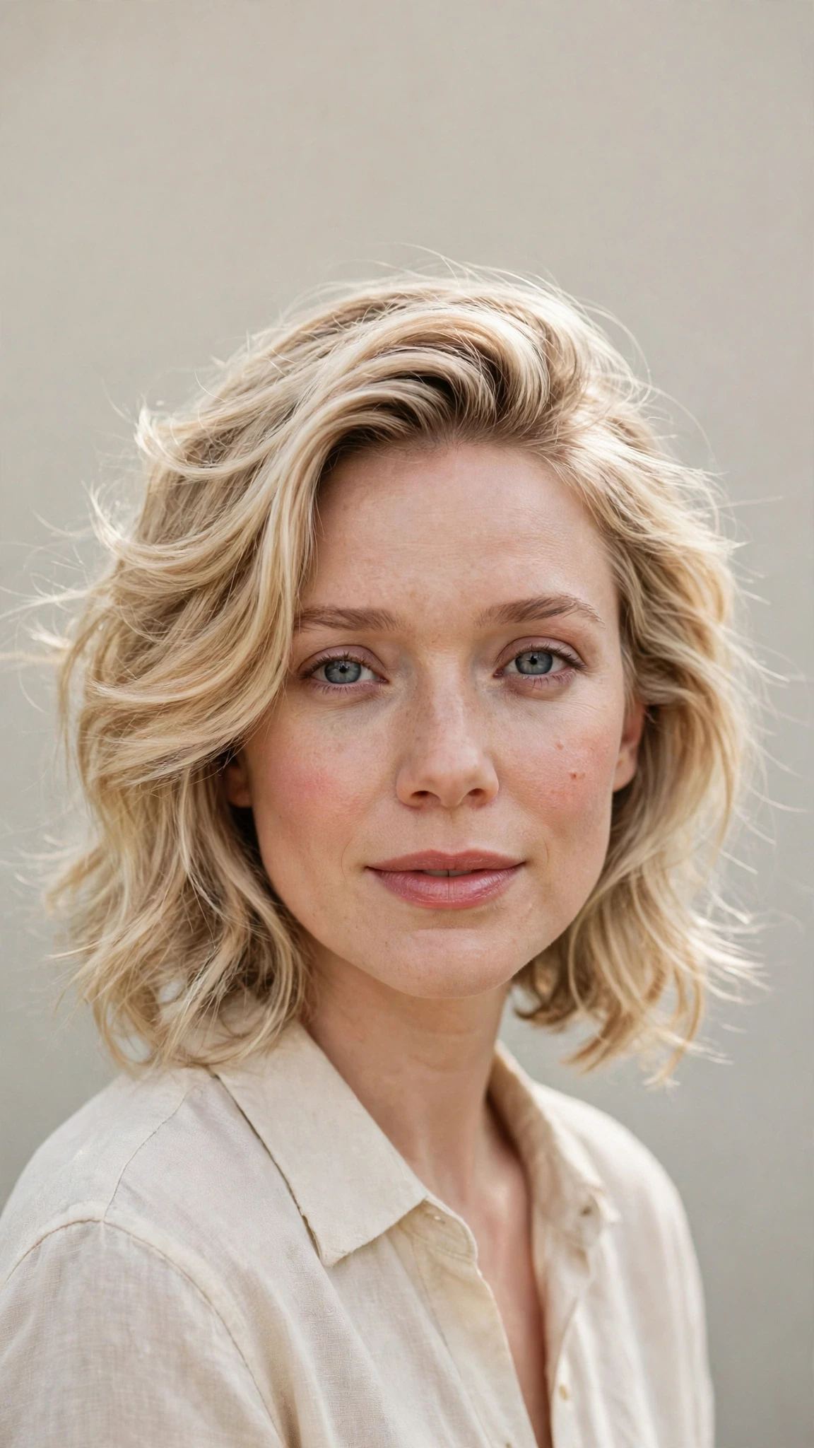 Olsen Tuck Hairstyles For Spring With Soft Waves And A Tucked Finish With Airy Feathered Movement, Subtle Internal Layers And Delicate Blonde Dimension