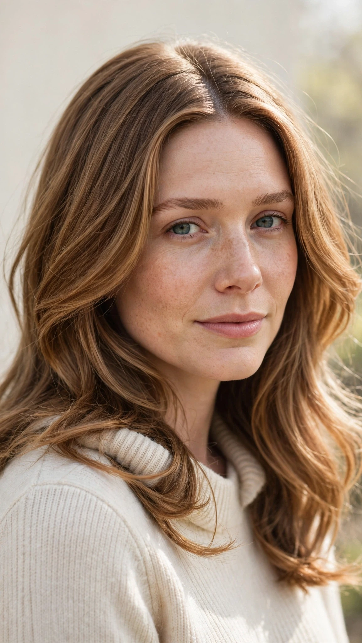 Olsen Tuck Hairstyles For Spring With Soft Waves And A Tucked Finish With Delicate Natural Movement, A Centre Part With Soft Layers And Warm Caramel Tones