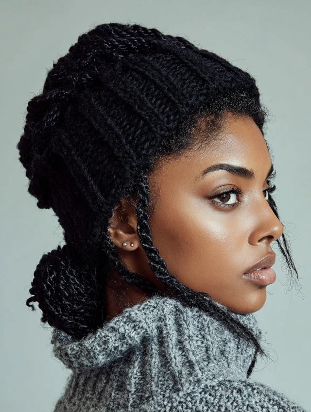 Twisted Low Bun