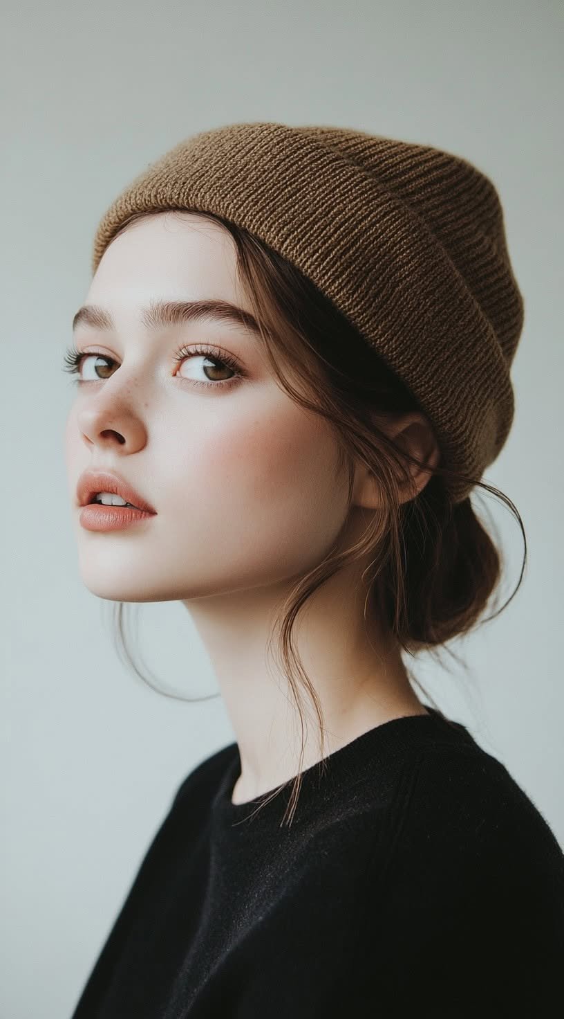 Messy Soft Low Bun