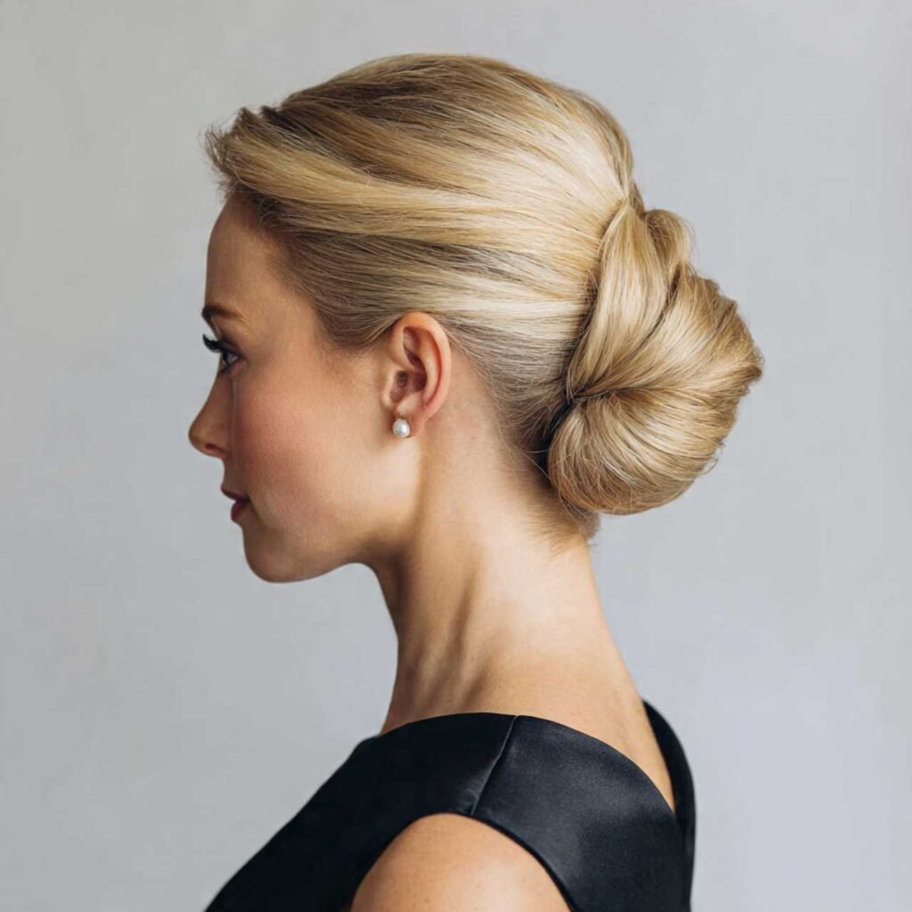 Low Bun for Fine Hair