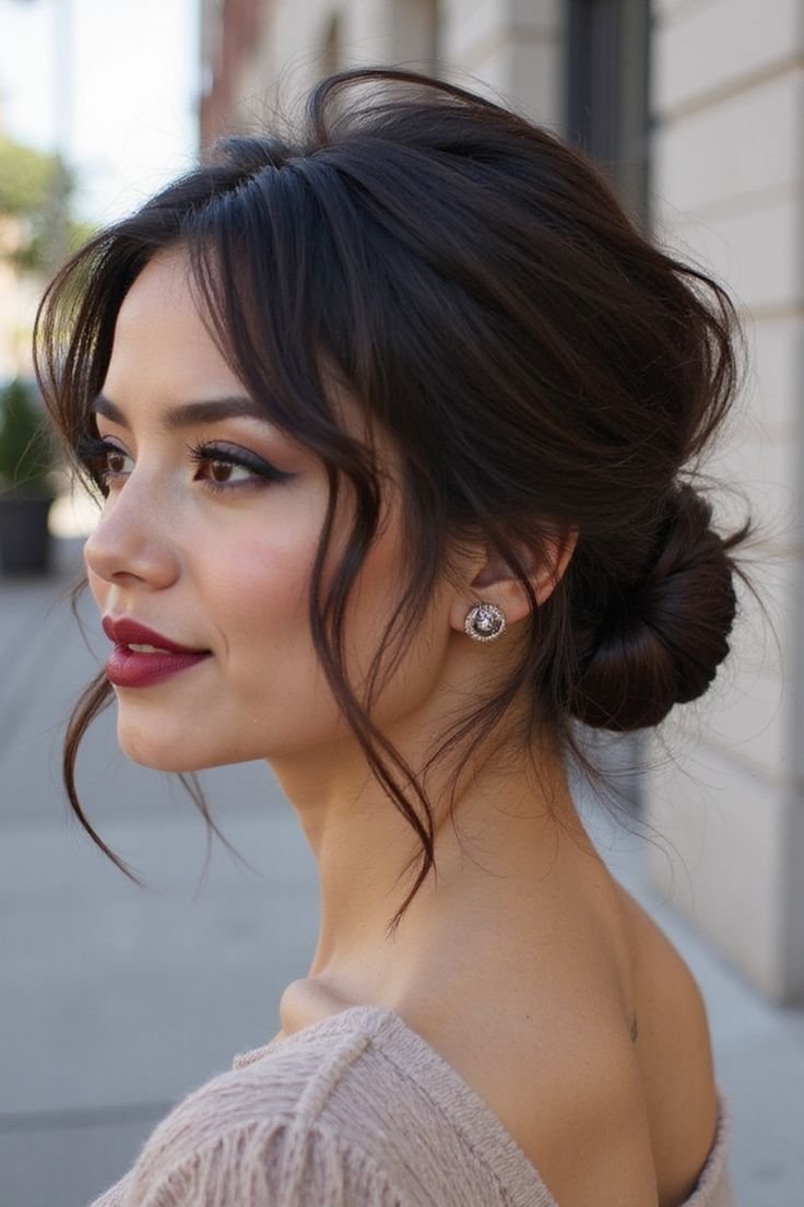 Quick Five-Minute Low Bun