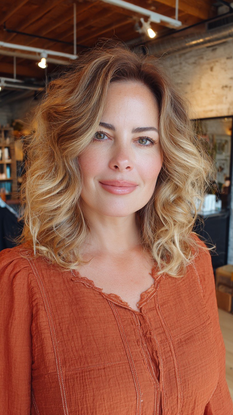 Soft Volume Curls with a Relaxed Evening Finish