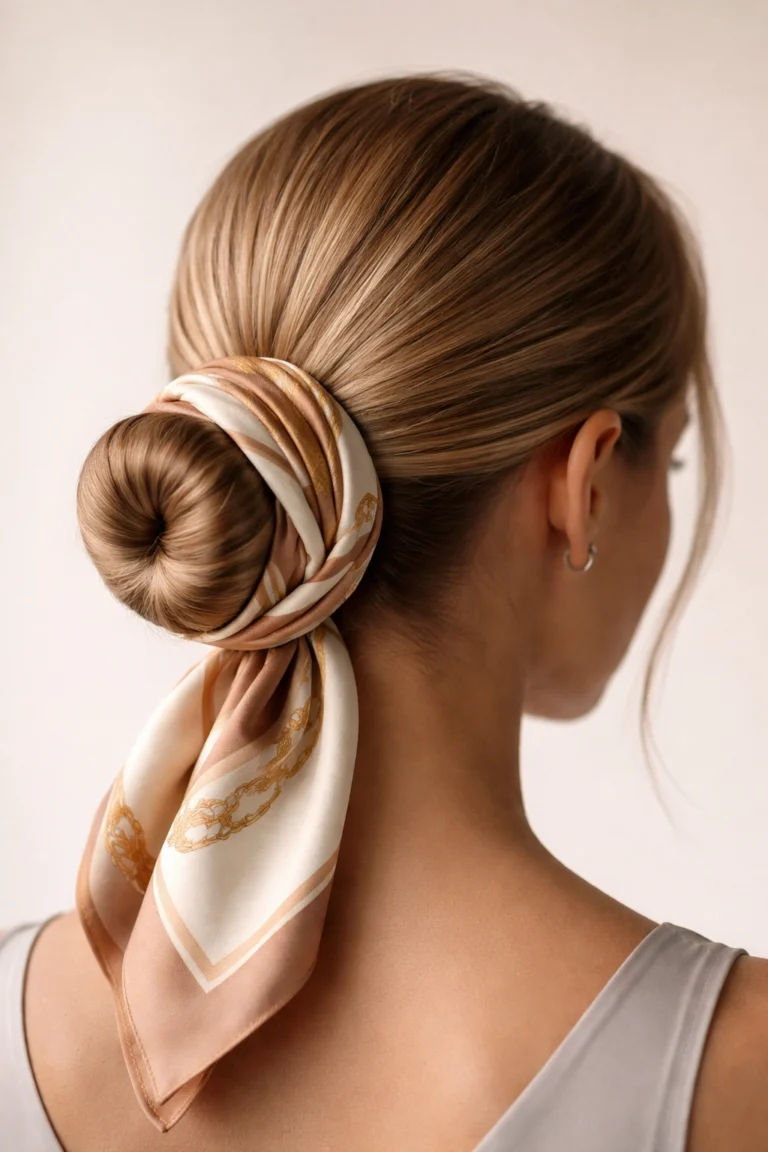 Slicked Back Low Bun idea 28 original size