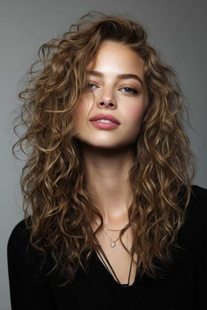 Undone Natural Curls With Soft Separation