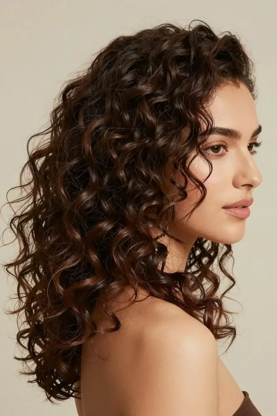 Soft Defined Curls With Air-Dried Definition