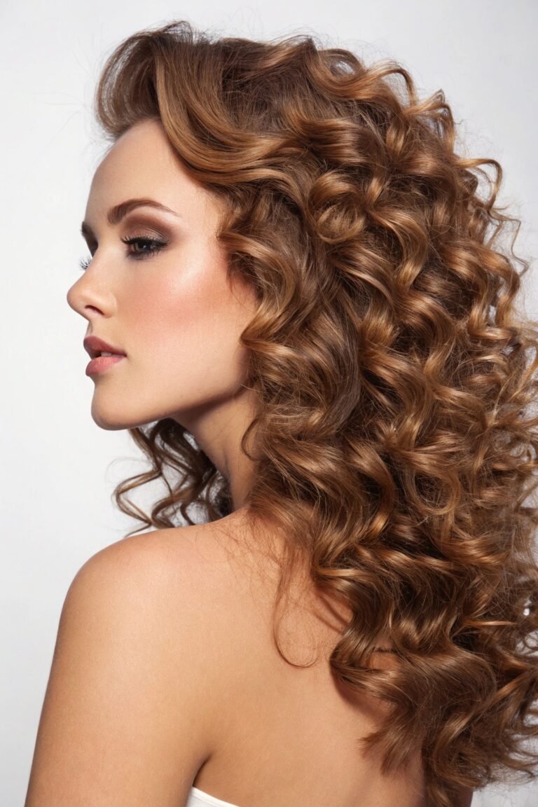 Bouncy Undone Curls With Natural Shine