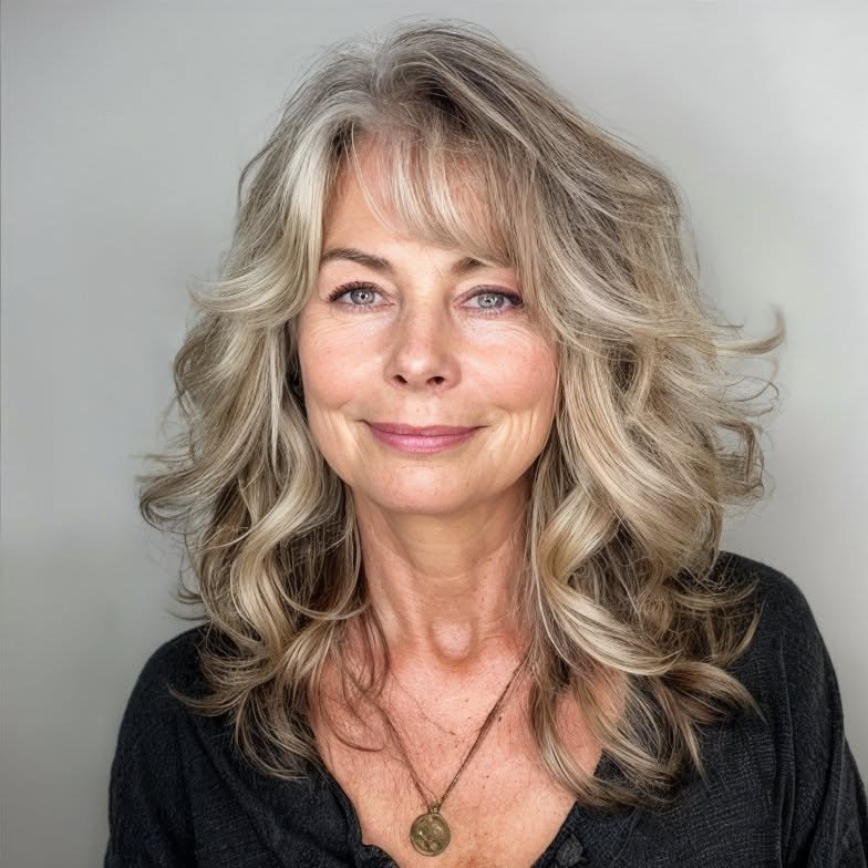 Smooth Blowout With Face-Framing Layers