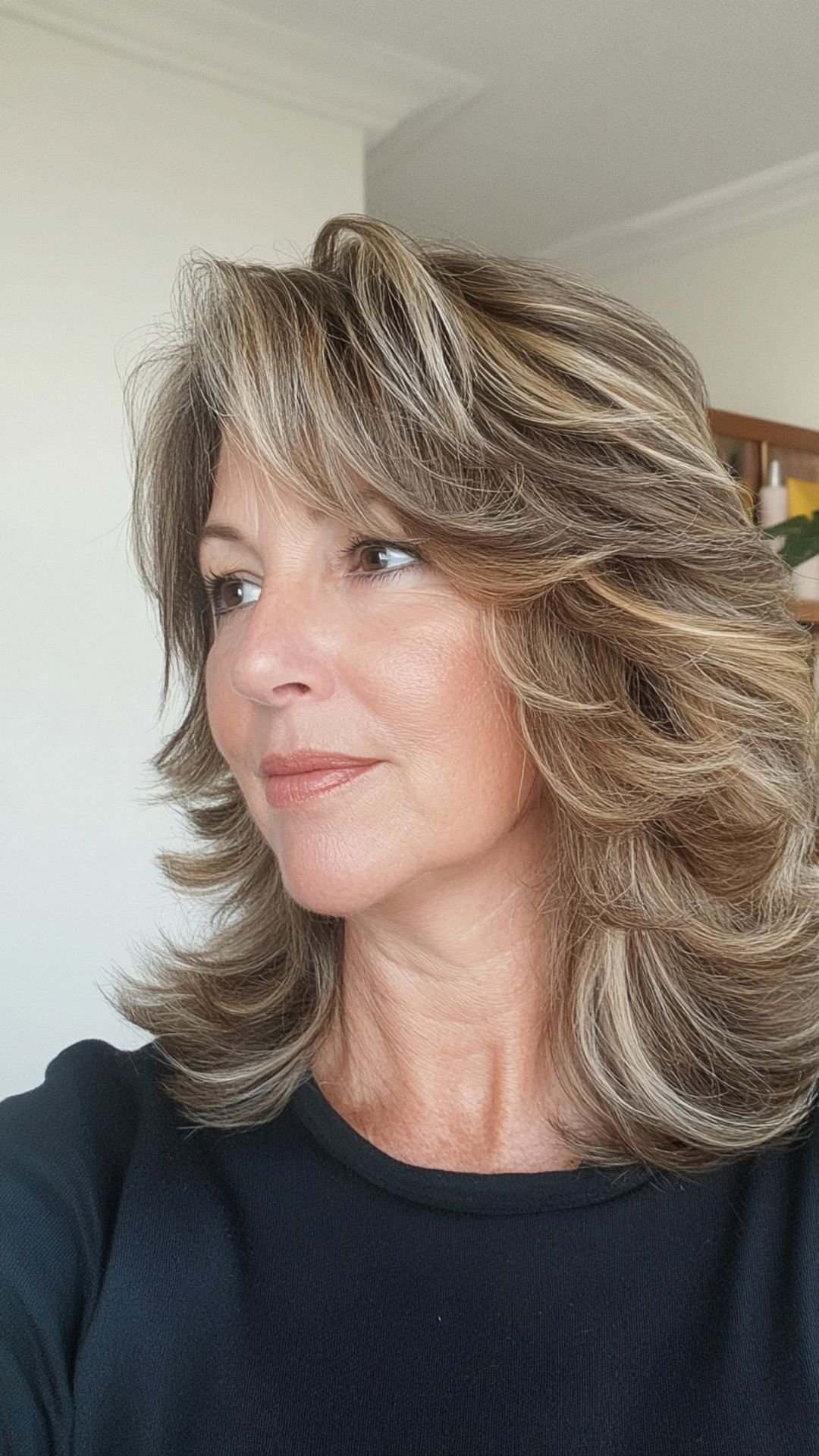 Smooth Blowout With Tucked-Behind-Ears Finish