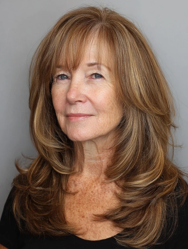 Smooth Blowout With Long Face-Framing Pieces