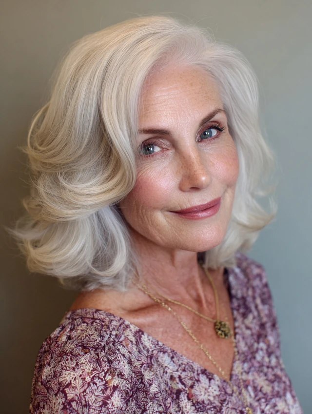 Smooth Blowout With an Open, Fringe-Free Face