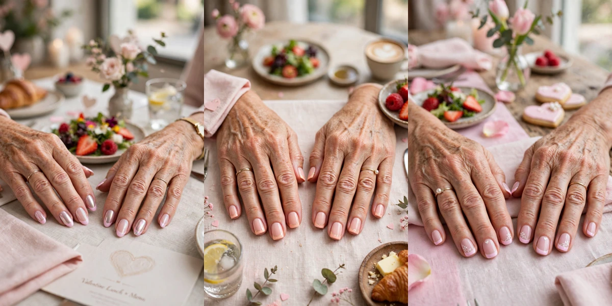 28 Pastel Accent French Nails for Women over 50 for Valentine Lunches That Are Chic, Pretty and Easy to Wear