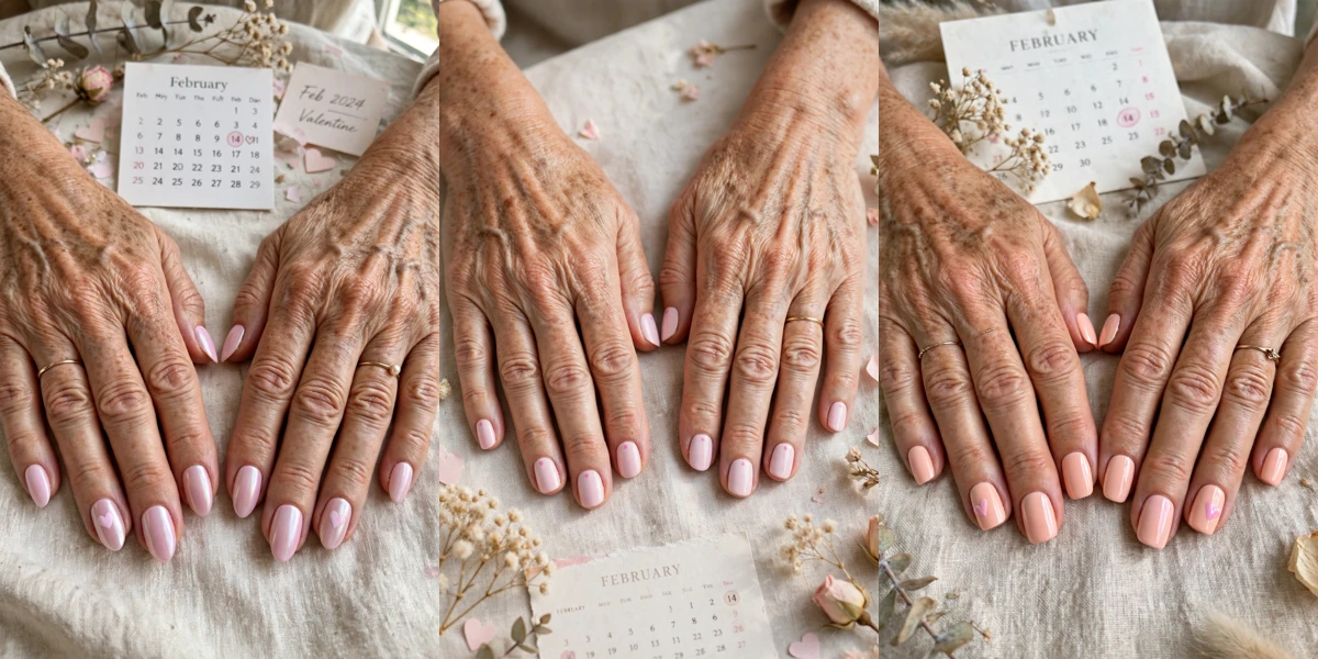 18 Pastel Valentine Accent Nails for Women over 50 for February Dates That Are Chic, Pretty and Easy to Wear