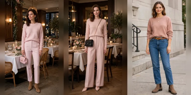 22 Pink Sweater Outfits for Valentine Weekends That Are Chic, Romantic and Easy to Wear