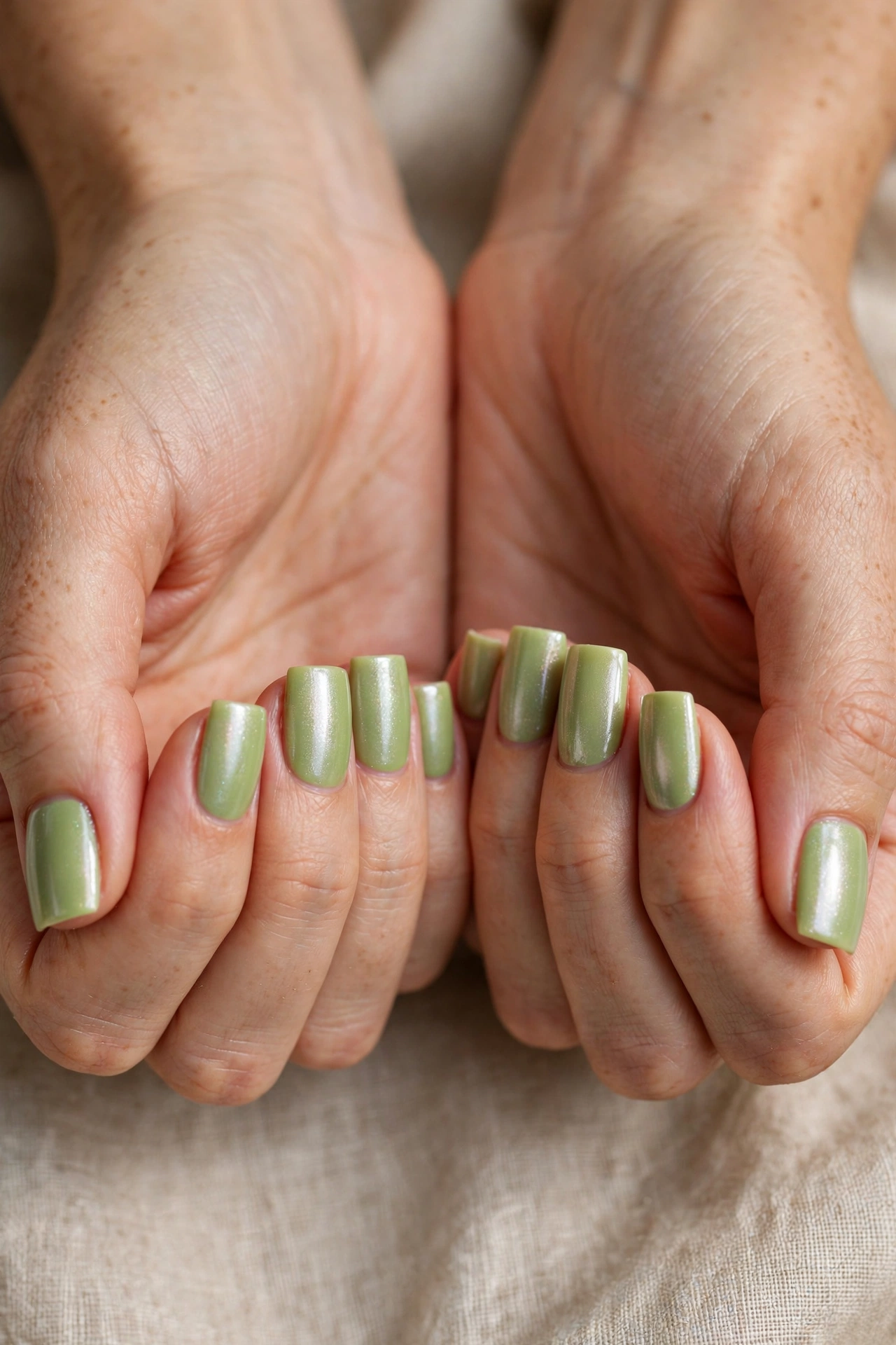30 Pistachio Green Glazed Nails for March Everyday Wear That Are Fresh, Chic and Easy to Wear 30 Square Pistachio Green Glazed Nails with a pearl-glazed finish and a subtle shimmer