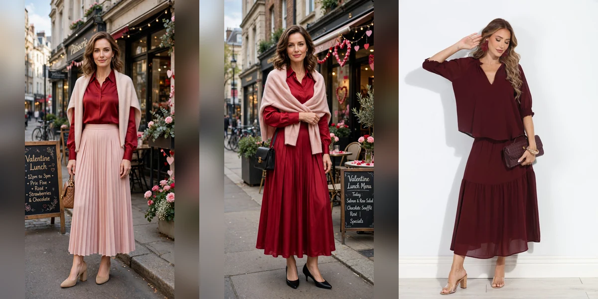 50 Red Blouse and Skirt Outfits for Valentine Lunches That Are Chic, Romantic and Easy to Wear