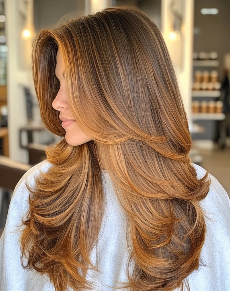 33 Retro Blowout Hairstyles for Long Hair with Flipped-Out Layers That Feel Bouncy, Flowing and Easy to Wear 34 Long Retro Blowout with a Bold Flipped Silhouette