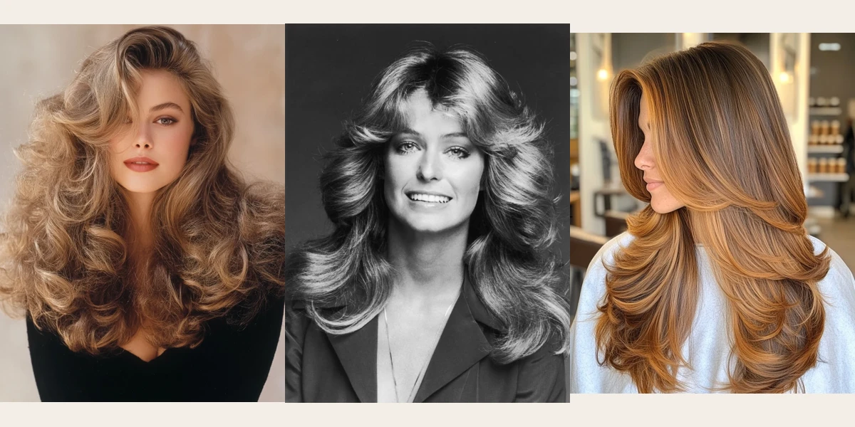 33 Retro Blowout Hairstyles for Long Hair with Flipped-Out Layers That Feel Bouncy, Flowing and Easy to Wear