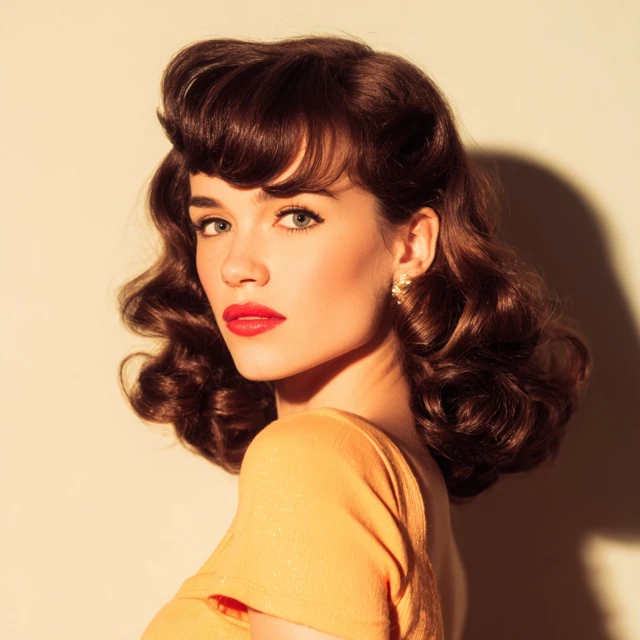 40 Retro Blowout Hairstyles for Medium Hair with an Off-Centre Part That Feel Bouncy, Polished and Easy to Wear 14 Medium Blowout with Flipped-Out Ends and a Side Part