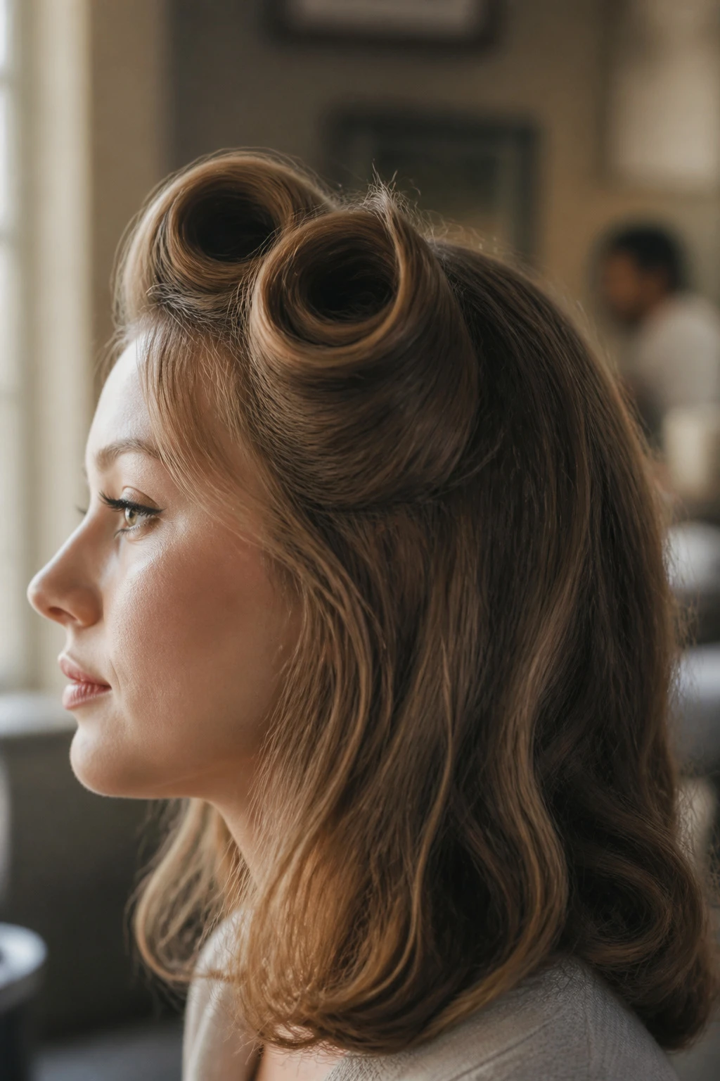 40 Retro Blowout Hairstyles for Medium Hair with an Off-Centre Part That Feel Bouncy, Polished and Easy to Wear 20 Retro-Inspired Medium Curls with a Side Part