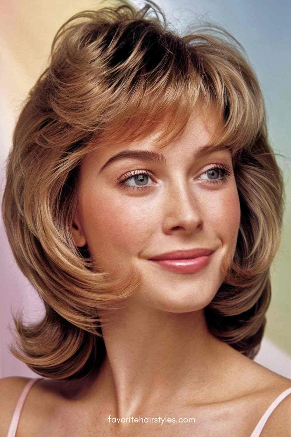 40 Retro Blowout Hairstyles for Medium Hair with an Off-Centre Part That Feel Bouncy, Polished and Easy to Wear 28 Medium Blowout with Side-Swept Volume and Soft Ends