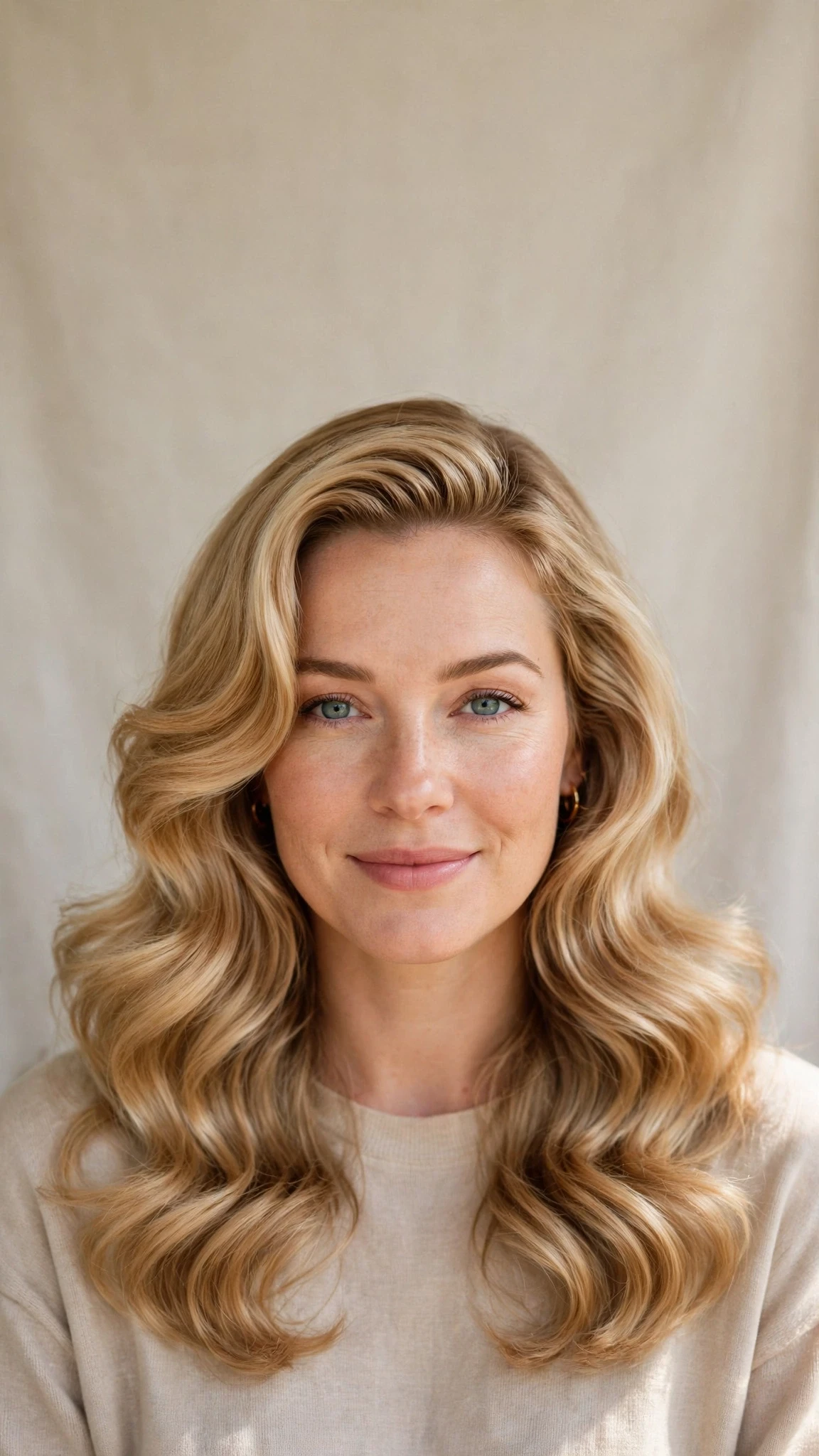Retro Wave Hairstyles For Ss27 With Old Hollywood Soft Waves With Soft Waves, Face-Framing Layers And Honey Blonde Shine