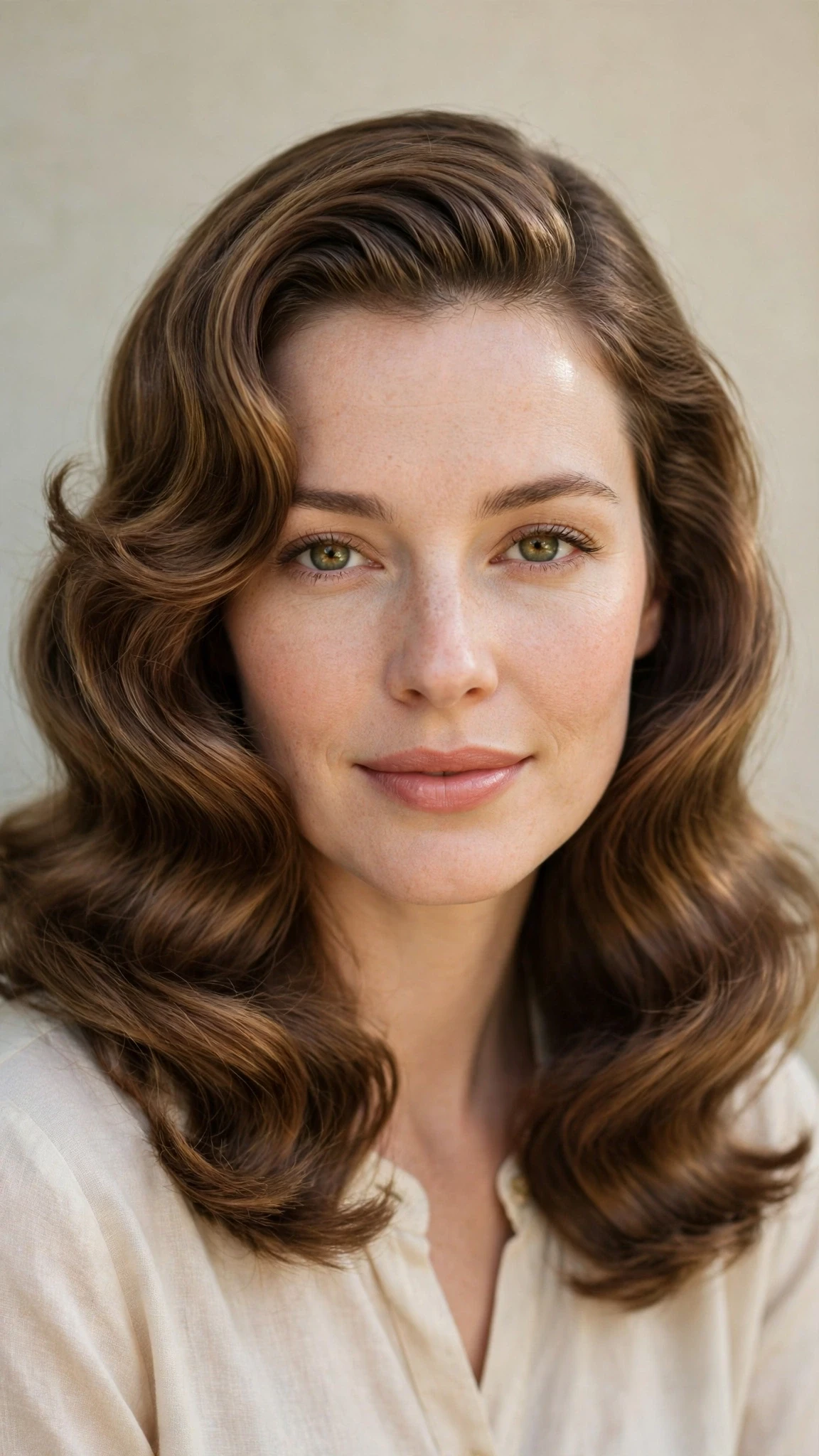 Retro Waves Hairstyles For Spring Evenings With A Deep Side Part With Soft Bends And Flicked Ends, A Centre Part With Soft Layers And A Fresh Salon Shine