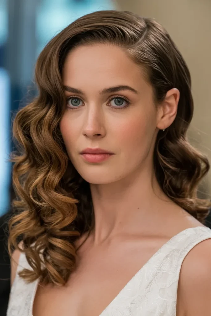 Medium Side-Swept Waves With A Romantic Part