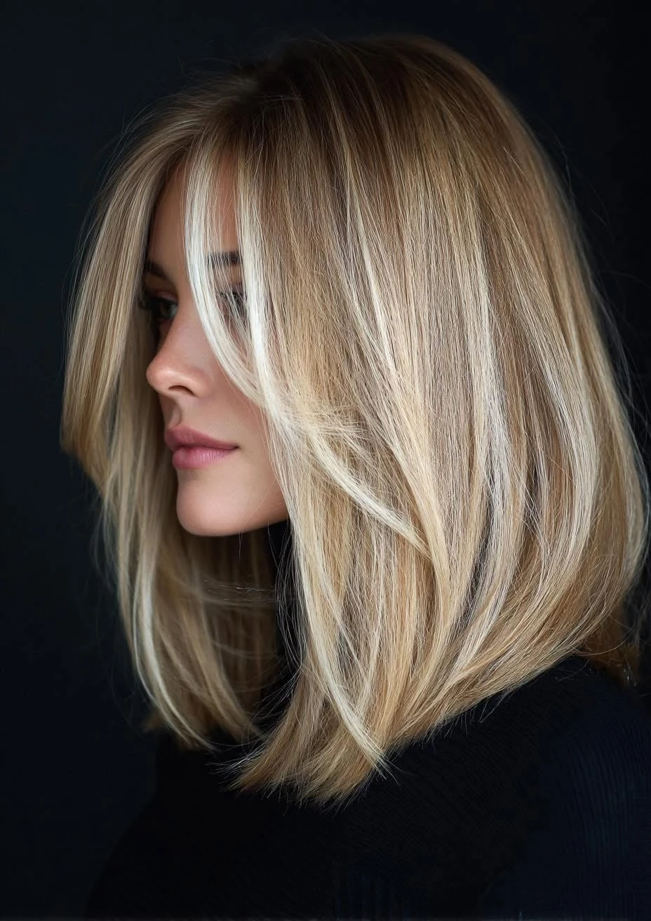 Side-Sweep Valentine Hair With A Soft Sweep