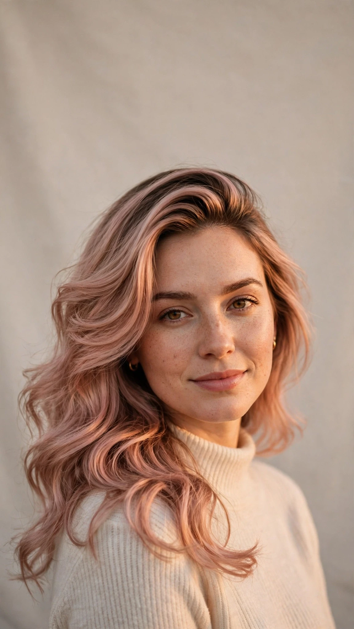 Side-Sweep Valentine Hair With Gentle Volume