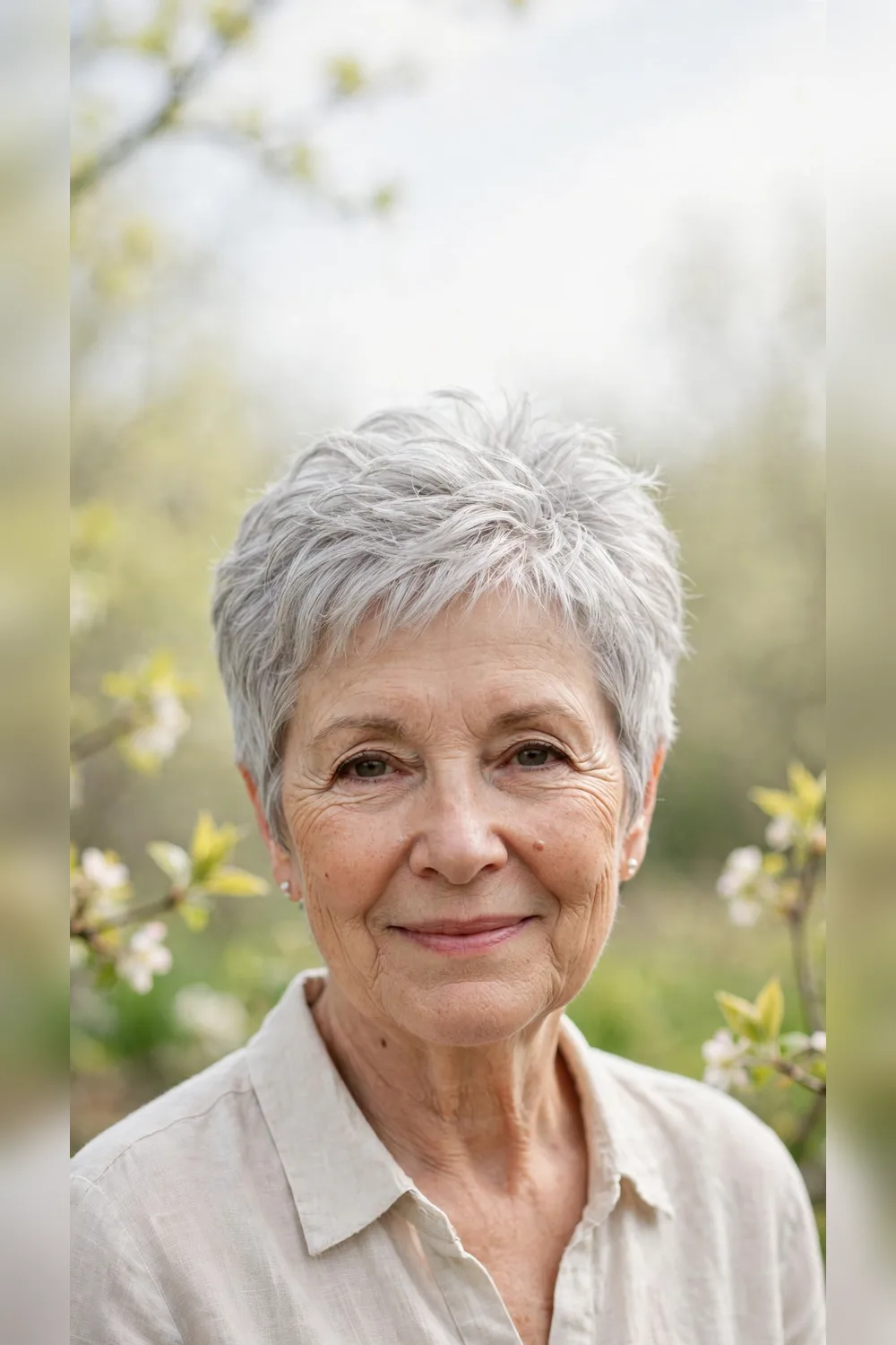 Short Spring Haircuts With a Textured Crown