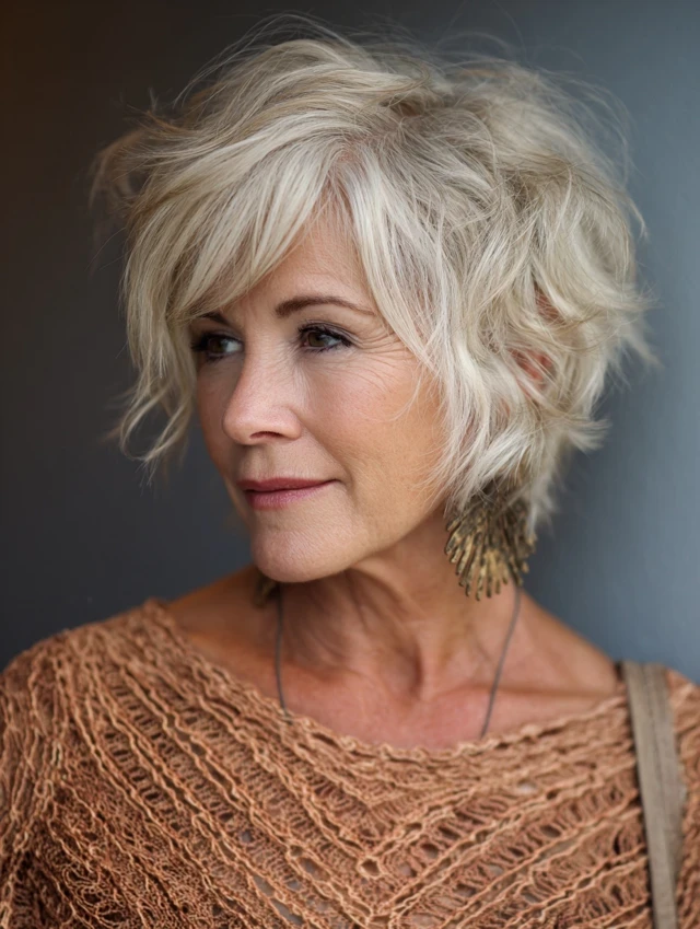 38 Sleek Winter Blowout Hairstyles for Women Over 50 With a Side Part That Are Chic, Polished and Easy to Wear 20 Sleek Side Part With a Centre-Swept Fringe