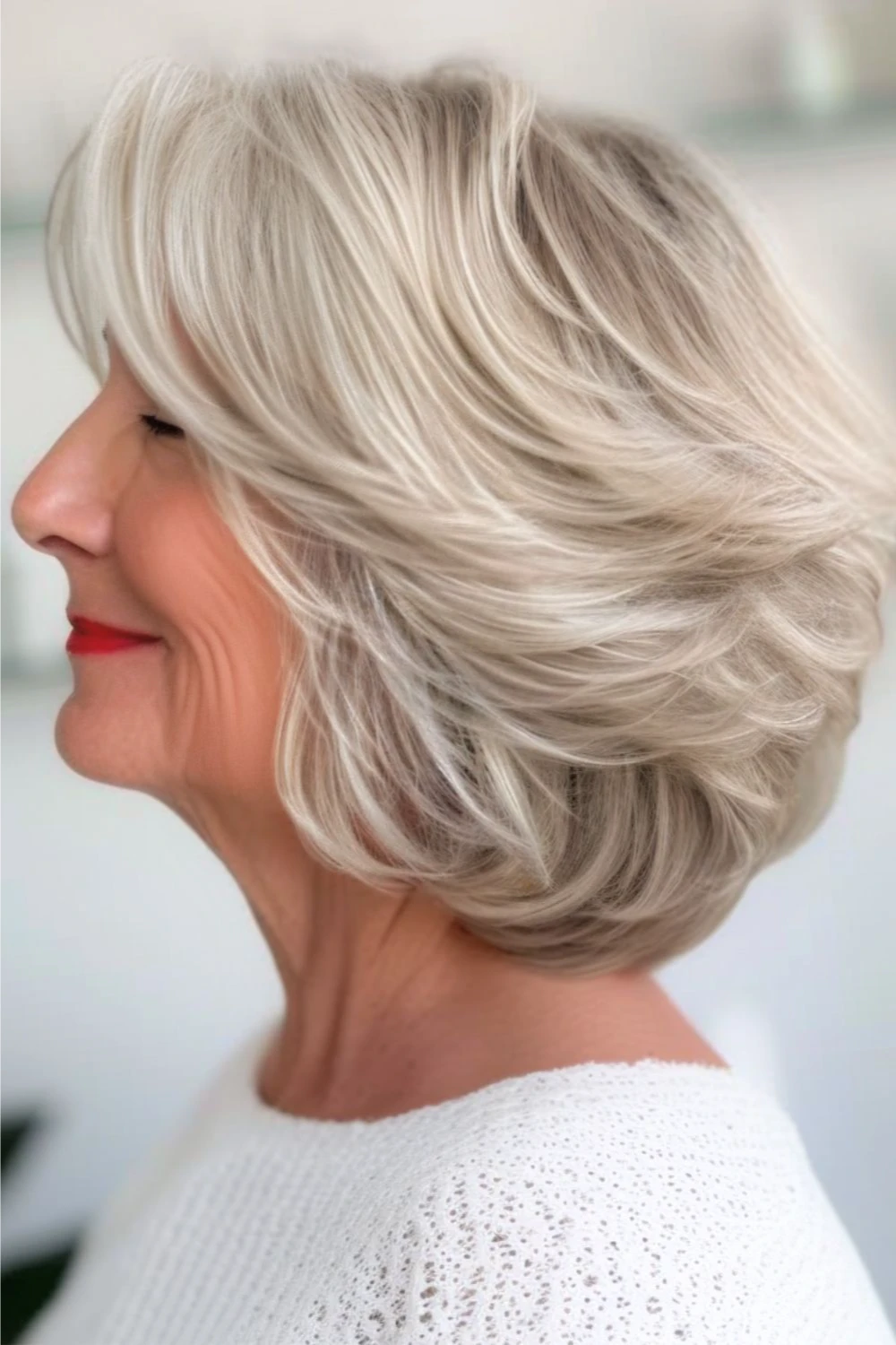 38 Sleek Winter Blowout Hairstyles for Women Over 50 With a Side Part That Are Chic, Polished and Easy to Wear 24 Sleek Side Part With Flipped Ends