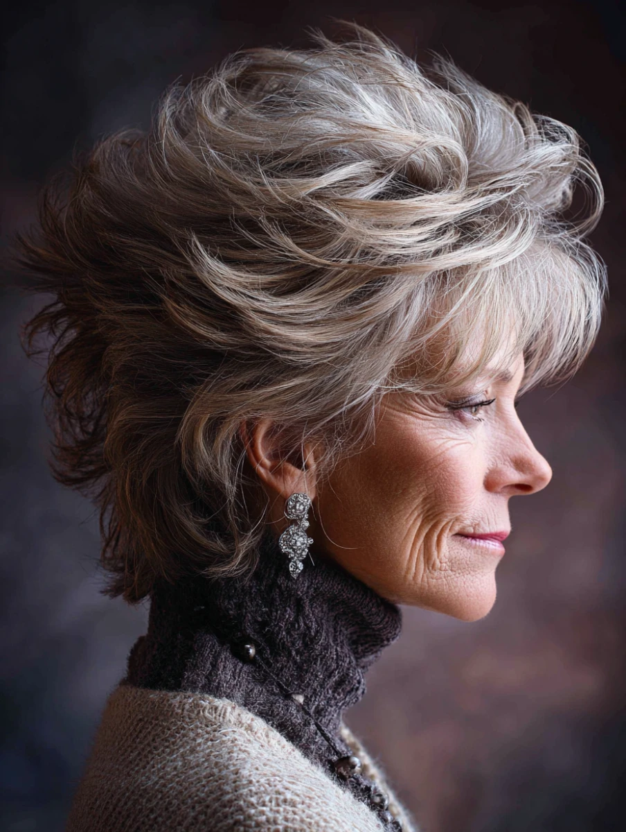 38 Sleek Winter Blowout Hairstyles for Women Over 50 With a Side Part That Are Chic, Polished and Easy to Wear 26 Sleek Side Part, Hat-Friendly