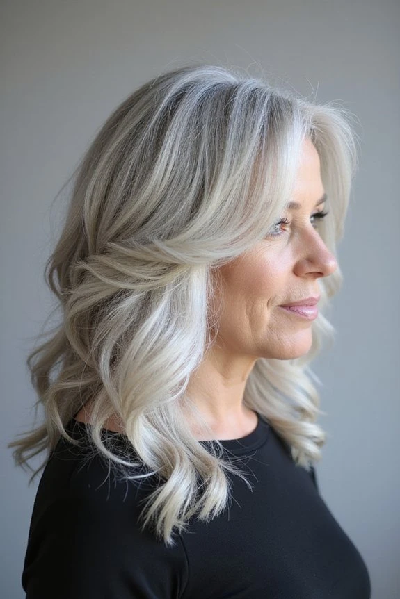38 Sleek Winter Blowout Hairstyles for Women Over 50 With a Side Part That Are Chic, Polished and Easy to Wear 28 Sleek Side Part With Side Volume